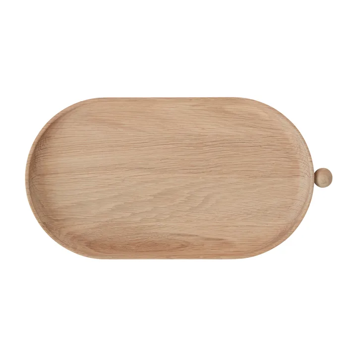 Inka wooden tray 18x34 cm - Nature - OYOY