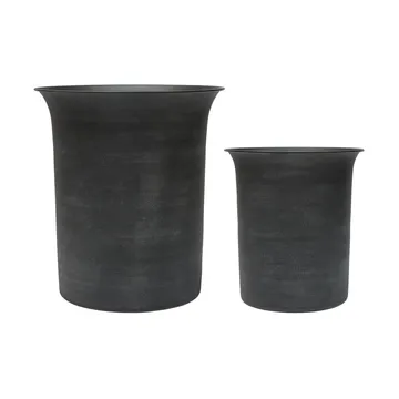 Iri metal pot 2 pieces - Stone - OYOY