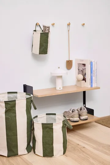 Kara storage basket large Ø38x54 cm - Dark Green - OYOY