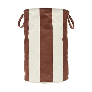 Kara storage basket large Ø38x54 cm - Nutmeg - OYOY