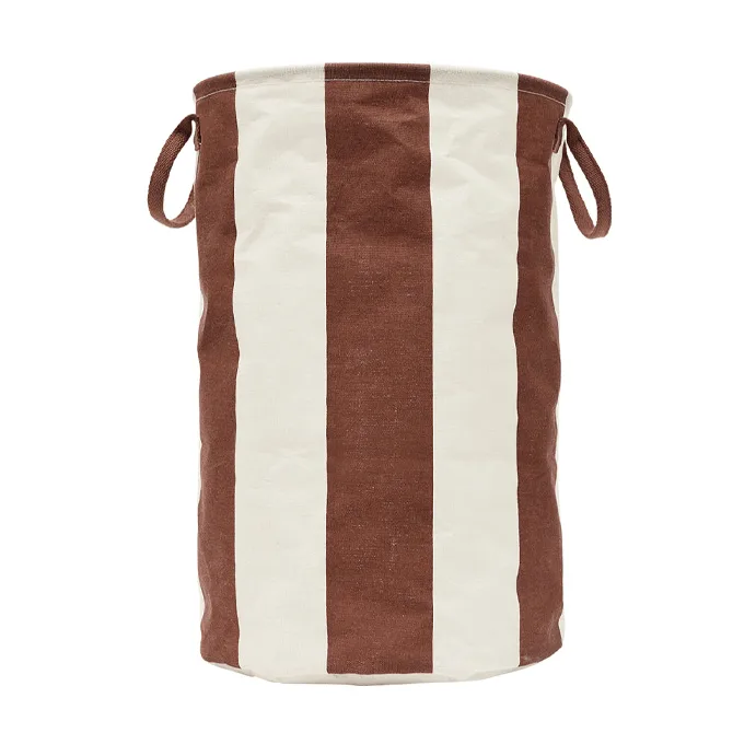 Kara storage basket large Ø38x54 cm - Nutmeg - OYOY