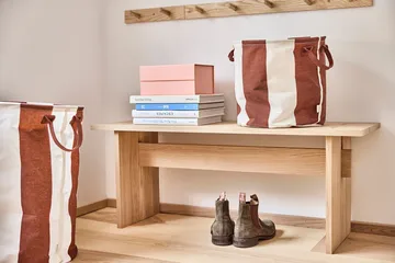 Kara storage basket large Ø38x54 cm - Nutmeg - OYOY