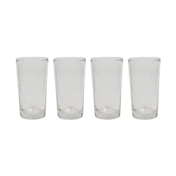 Kuki highball glass 4-pack - Clear - OYOY