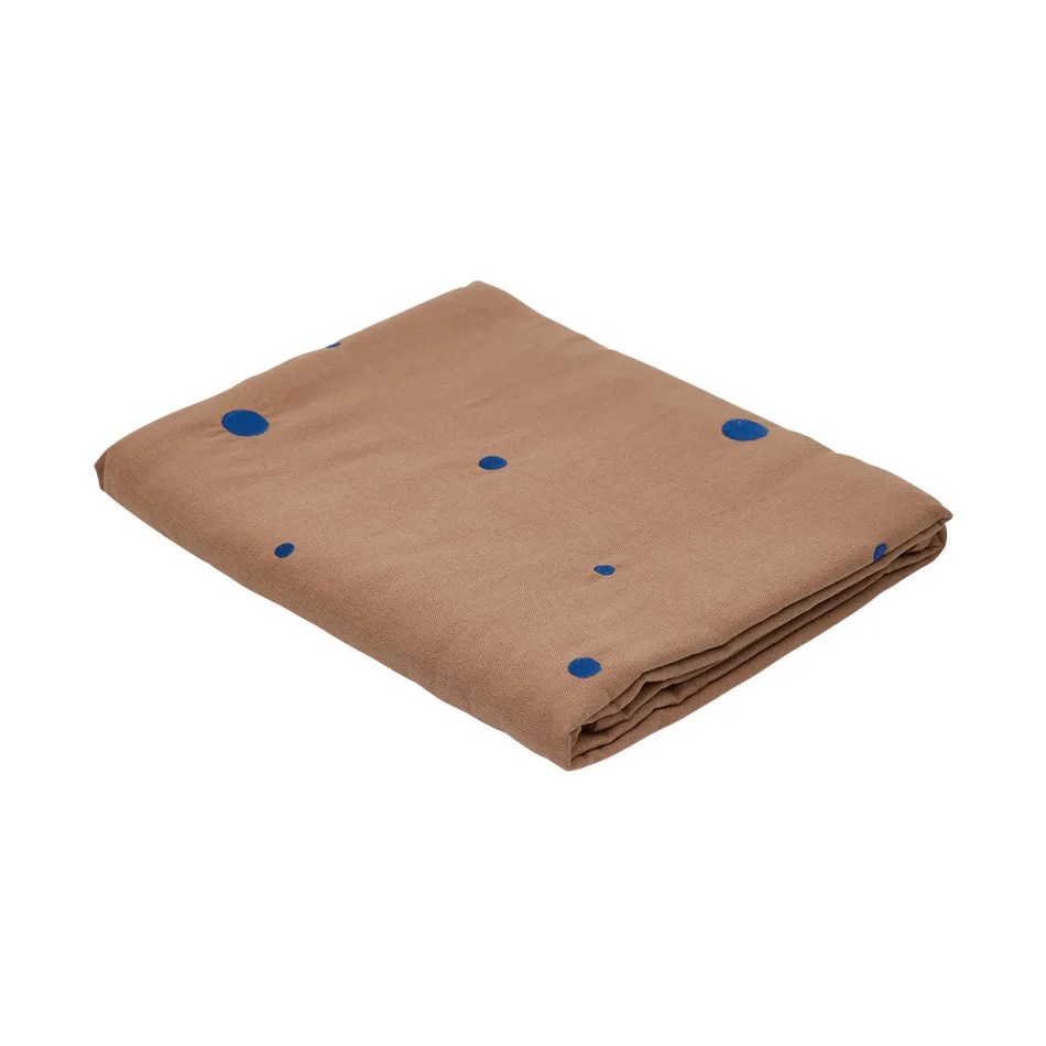 Nori tablecloth 140x200 cm, Terracotta-optic blue OYOY