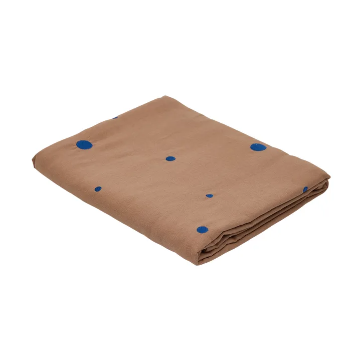Nori tablecloth 140x260 cm - Terracotta-optic blue - OYOY
