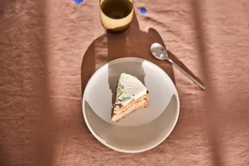 Nori tablecloth 140x260 cm - Terracotta-optic blue - OYOY