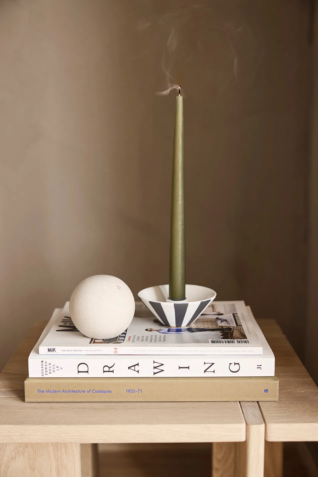 OY Square side table low 36x40x40 cm, Nature OYOY