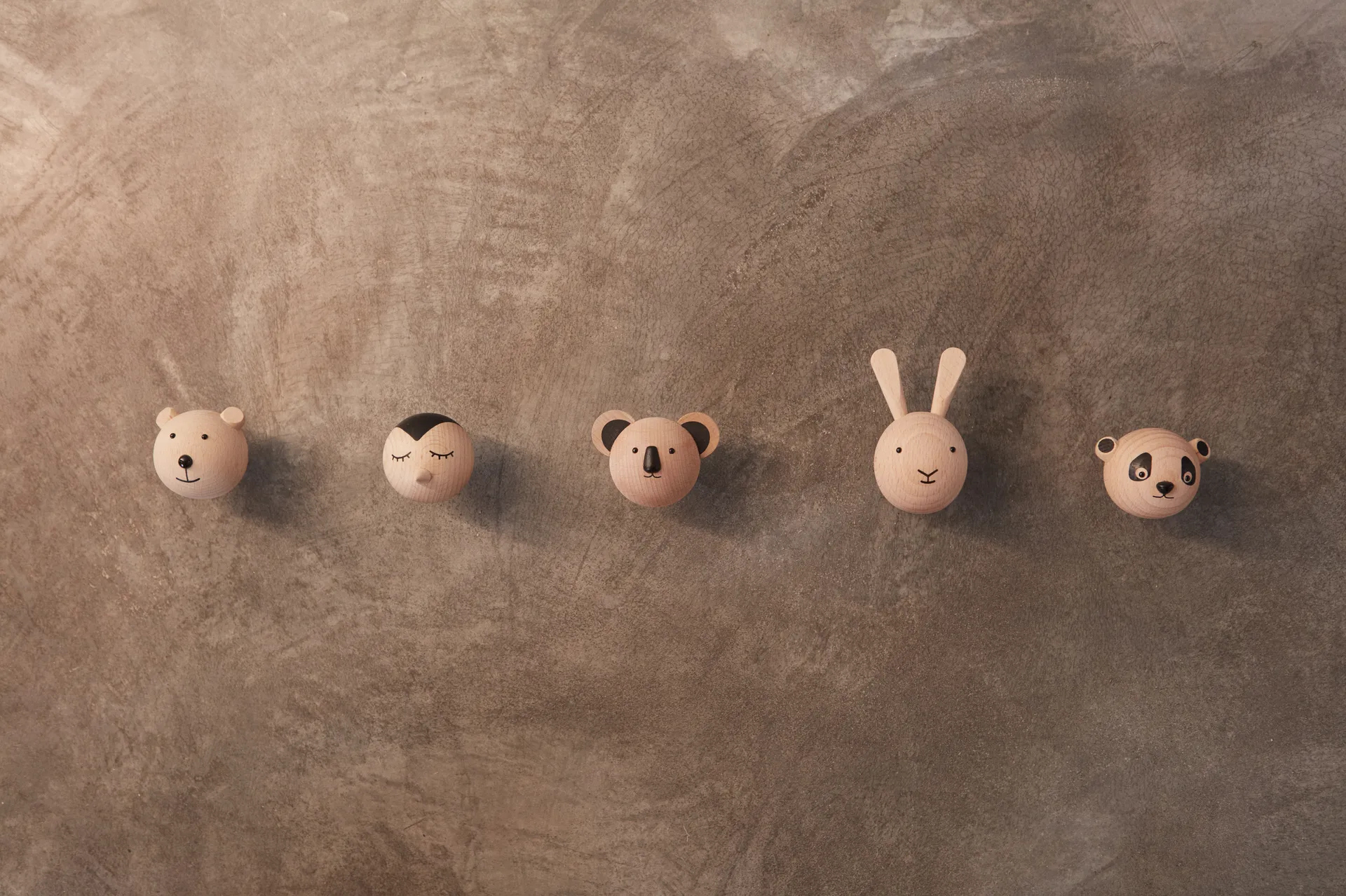 OYOY Mini wall hook, Panda OYOY