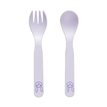 Pullo children's cutlery set - Lavender - OYOY