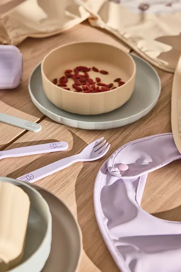 Pullo children's cutlery set - Lavender - OYOY