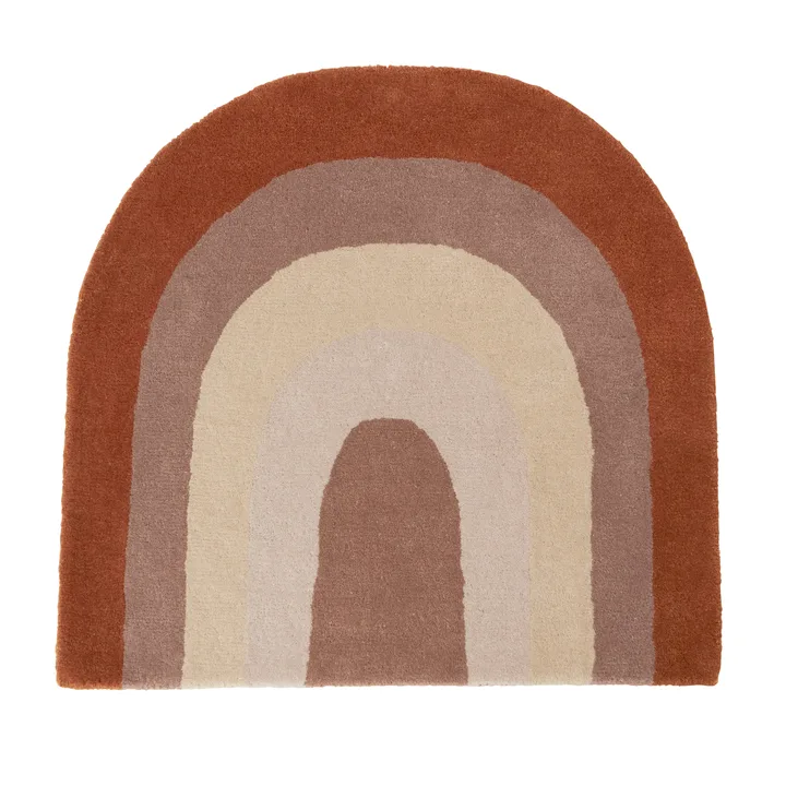 Rainbow barnrug 88x90 cm - Choko - OYOY