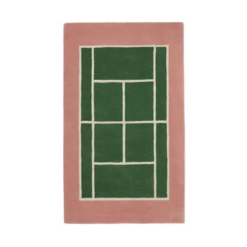 Tennis mat - Green-rose, 88x150 cm - OYOY