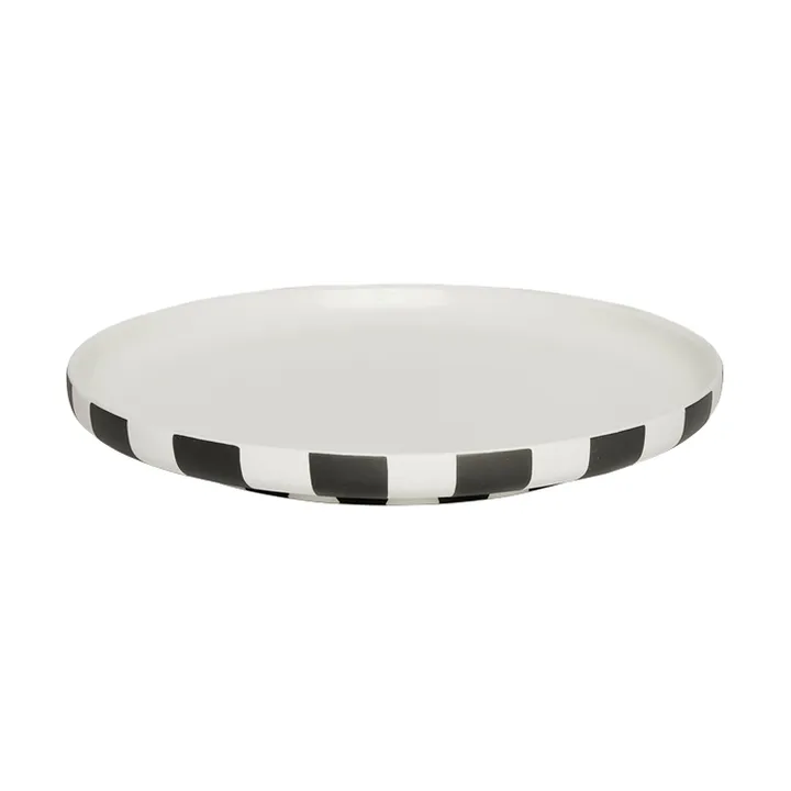 Toppu dinner plate Ø20 cm - Black and white - OYOY