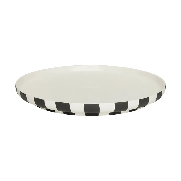 Toppu dinner plate Ø26.5 cm - Black-white - OYOY