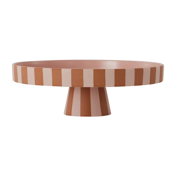 Toppu serving plate large Ø27 cm - Caramel-rose - OYOY