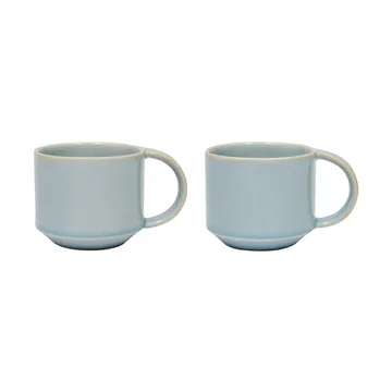 Yuka cup 2-pack - Ice blue - OYOY