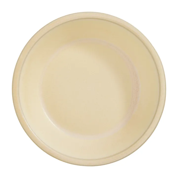 Yuka deep plate Ø19 cm 2-pack - Butter - OYOY