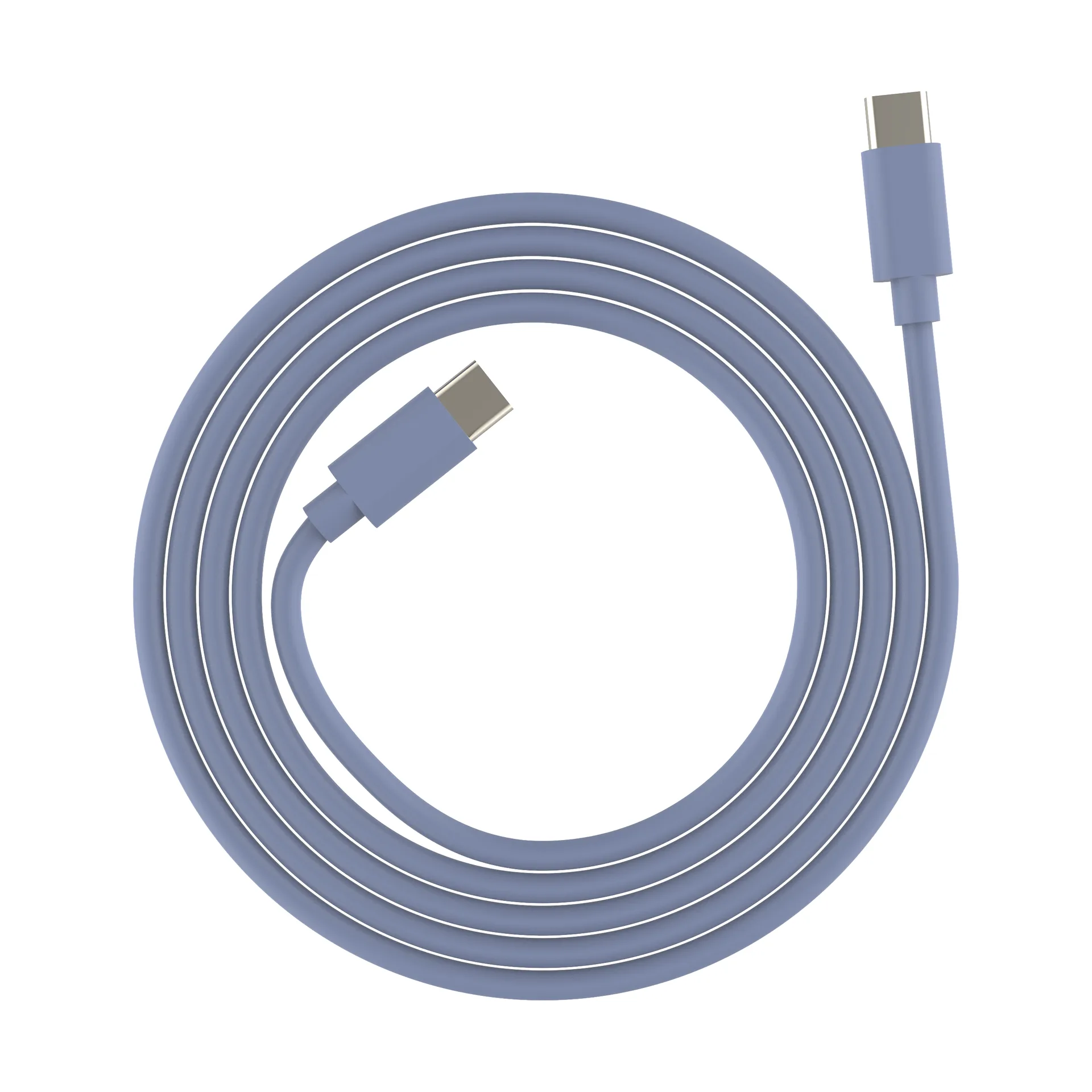 USB-C to USB-C cable 240 W, Kattegatt blue, 2 m Palette