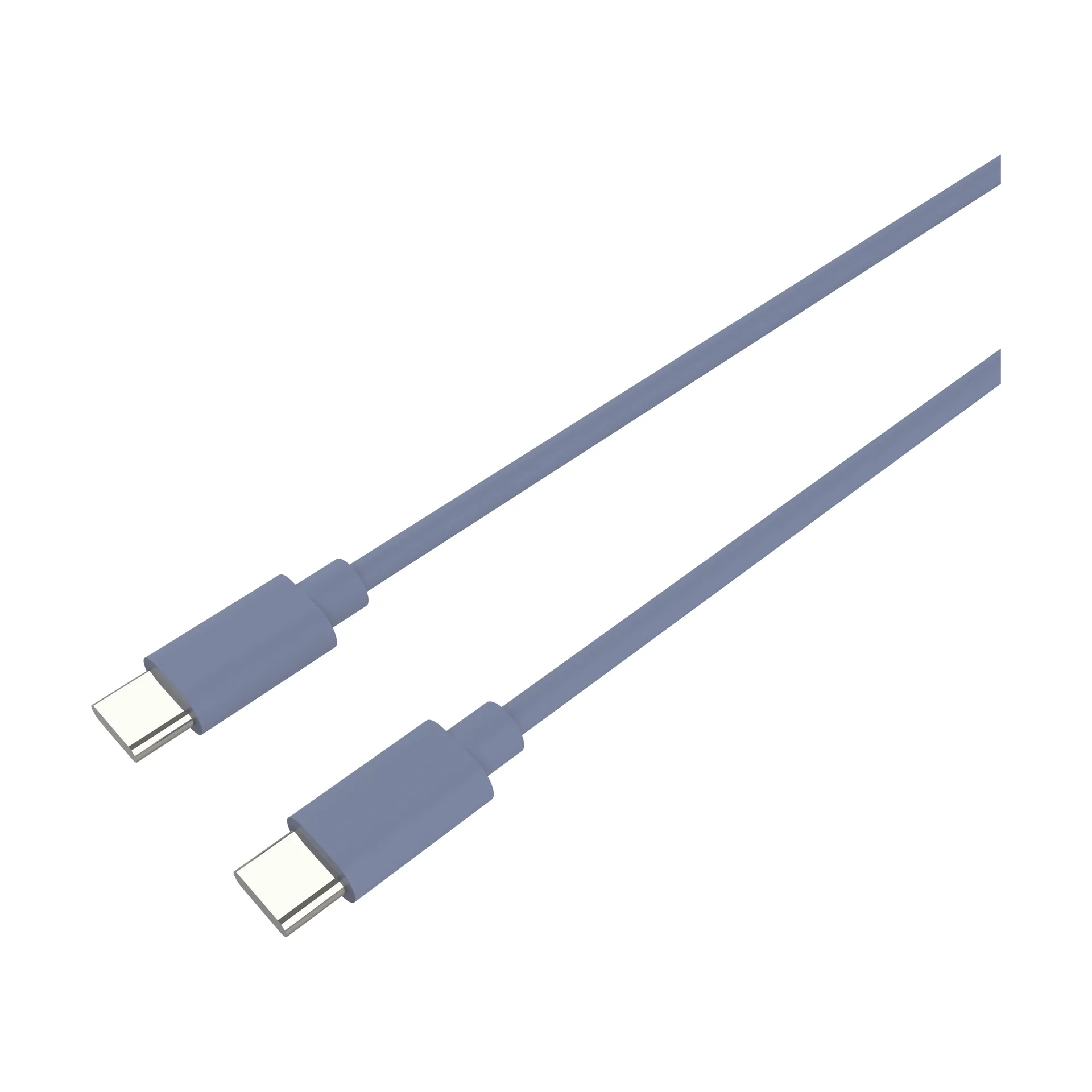 USB-C to USB-C cable 240 W, Kattegatt blue, 2 m Palette