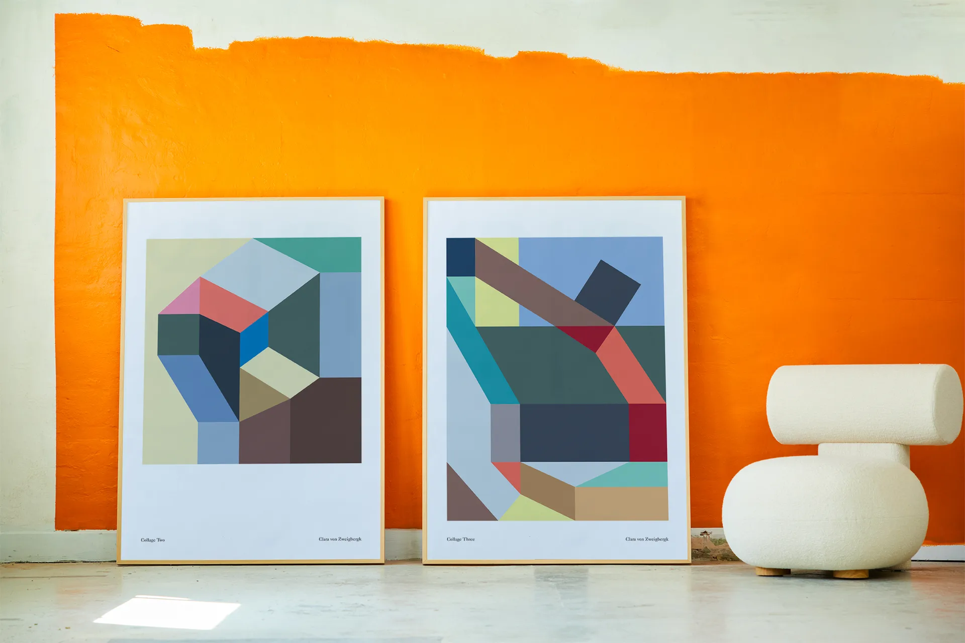 Collage Two poster, 50x70 cm Paper Collective