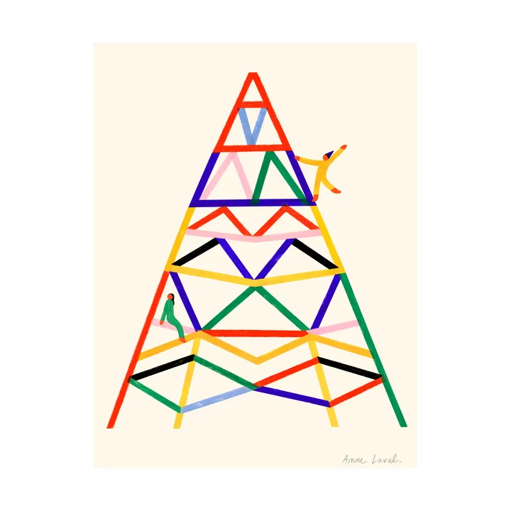 Escalader poster - 50x70 cm - Paper Collective