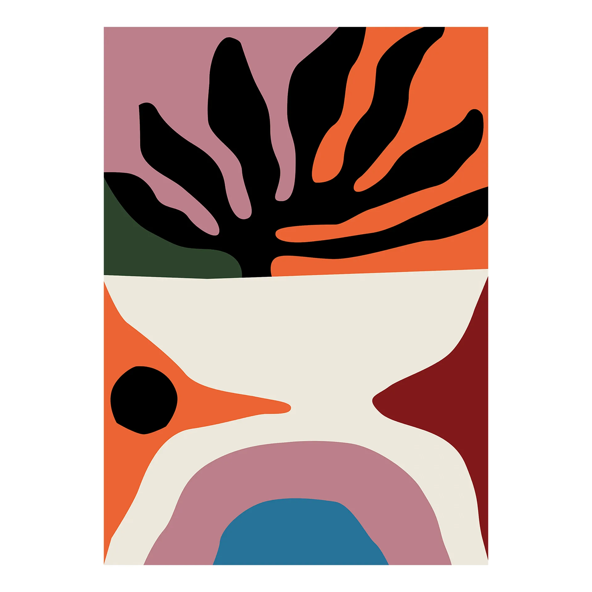 Flora poster , 50x70 cm Paper Collective