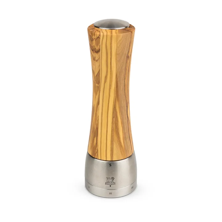 Madras Z salt grinder 21 cm - Olive wood-stainless steel - Peugeot