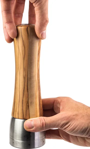 Madras Z salt grinder 21 cm - Olive wood-stainless steel - Peugeot