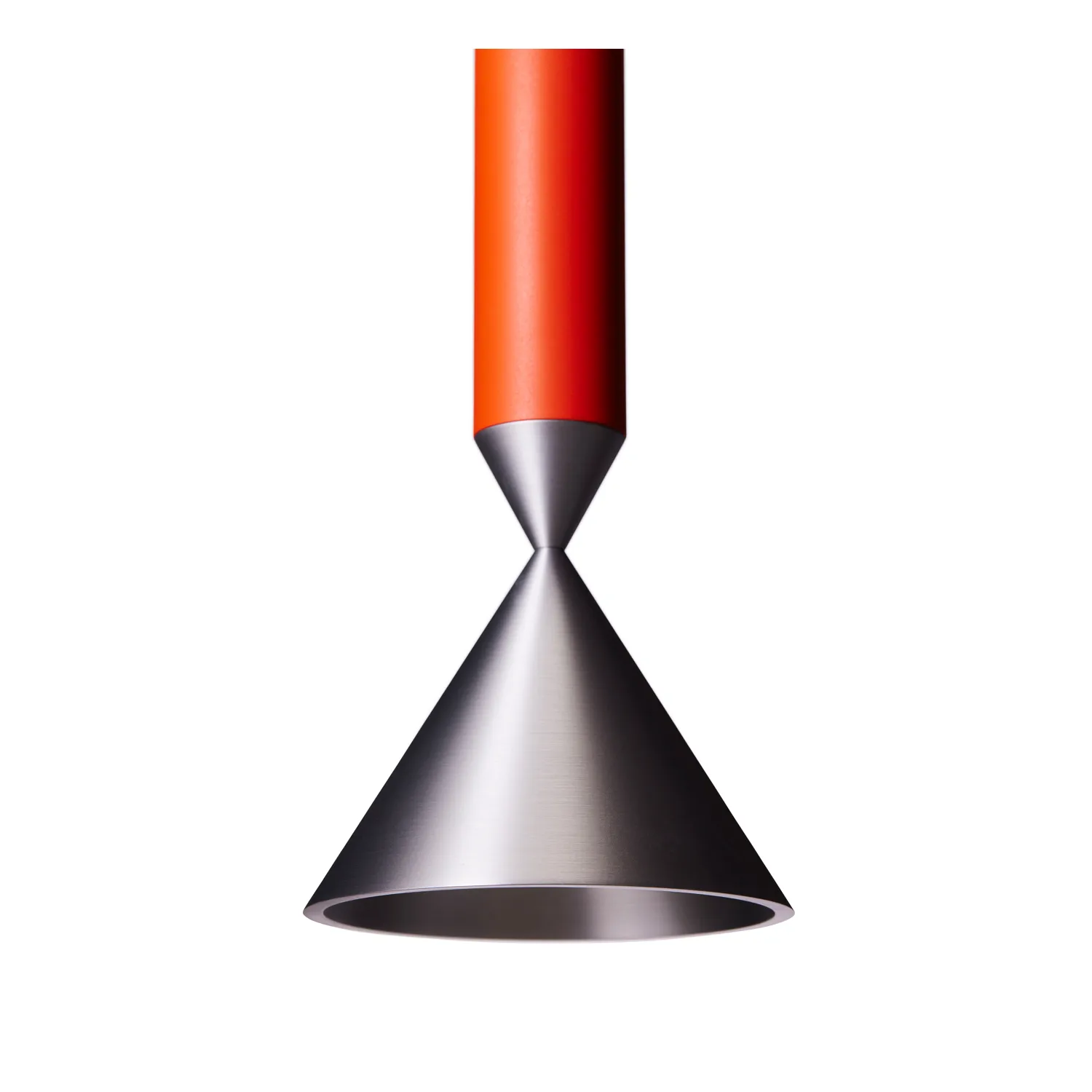 Apollo 59 pendant lamp, Red orange-aluminium Pholc