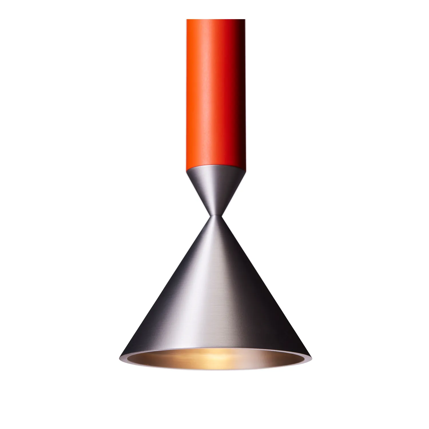 Apollo 59 pendant lamp, Red orange-aluminium Pholc