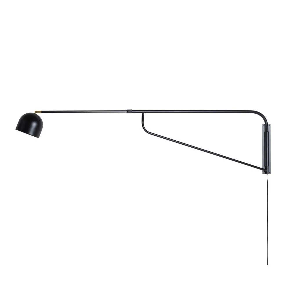 Bellman 205 wall lamp, black Pholc
