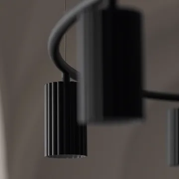 Donna Circle 100 ceiling lamp - Black ink - Pholc