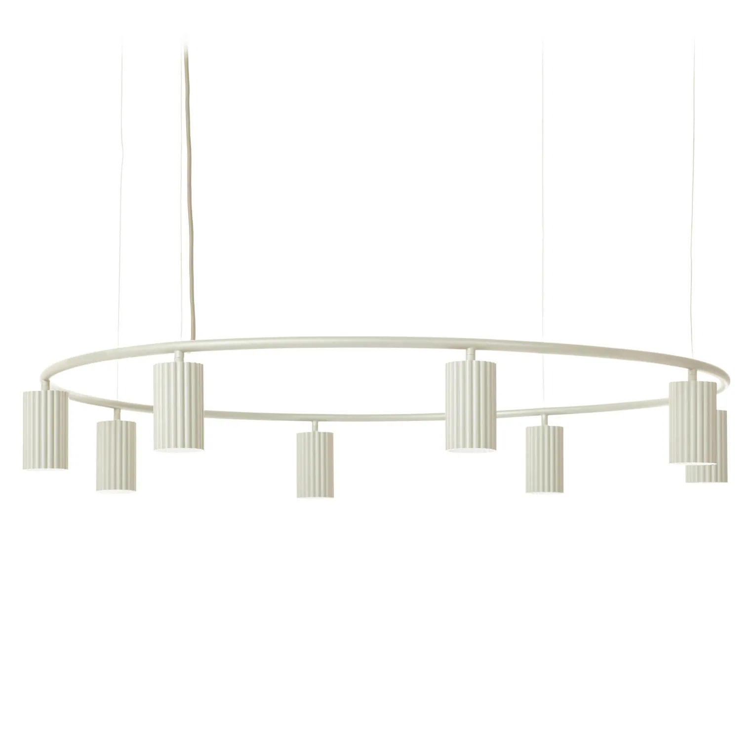 Donna Circle 100 ceiling lamp, Linen Pholc