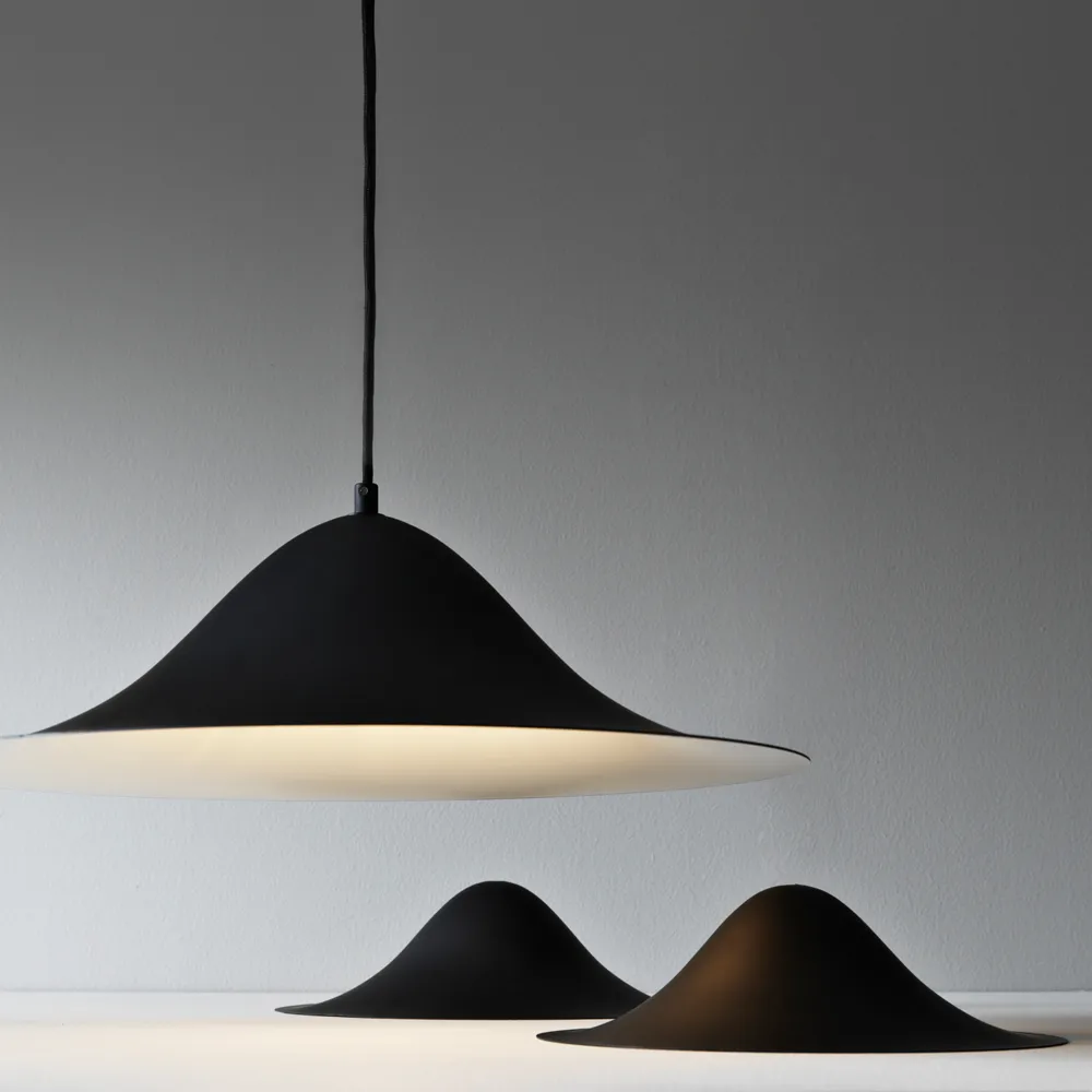 Hans 35 Pendant, Black matte, medium Pholc