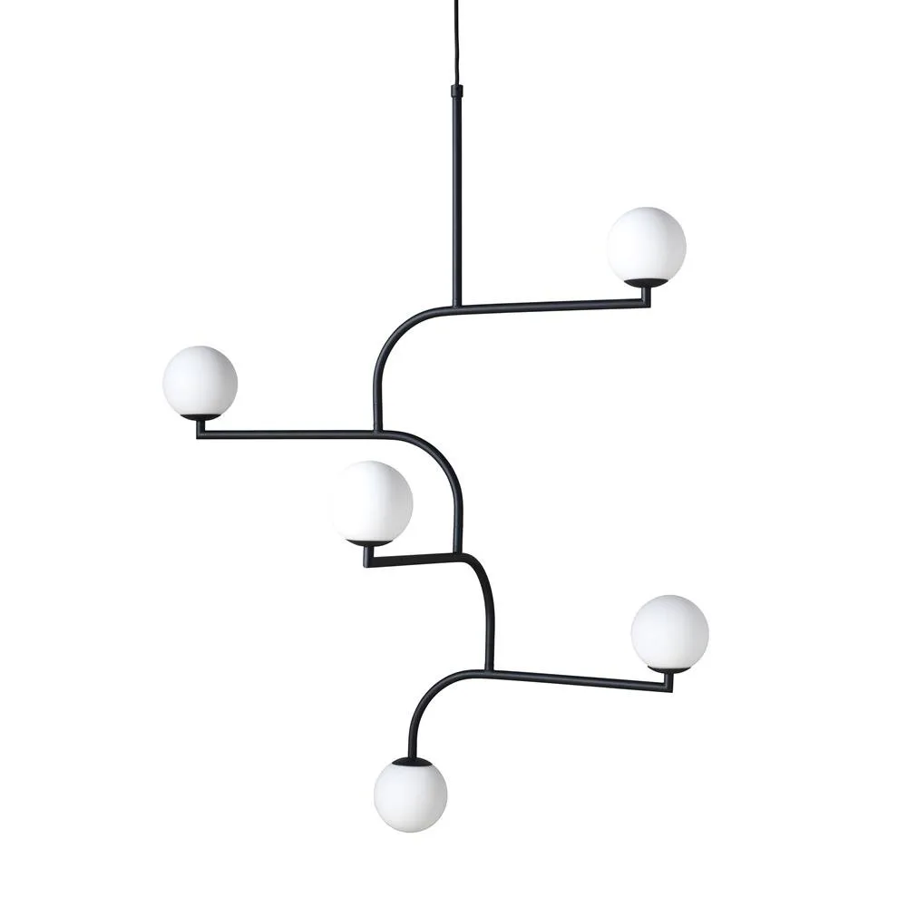 Mobil 100 ceiling lamp, black Pholc