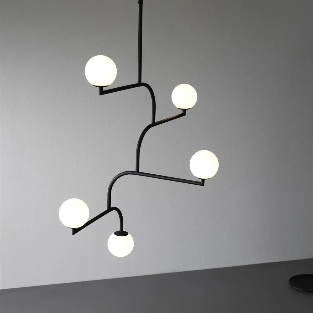Mobil 100 ceiling lamp, black Pholc
