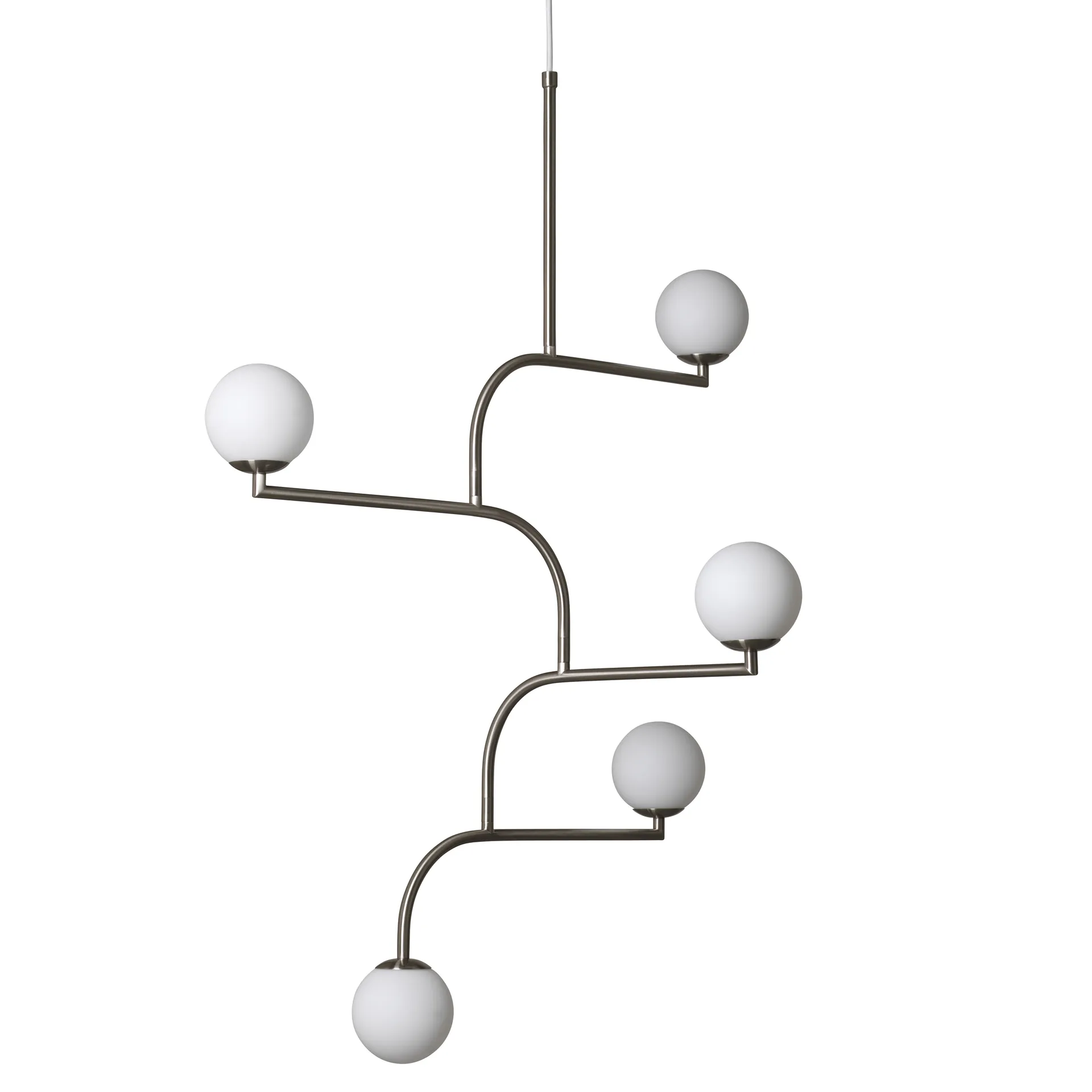 Mobil 100 ceiling lamp, nickel Pholc