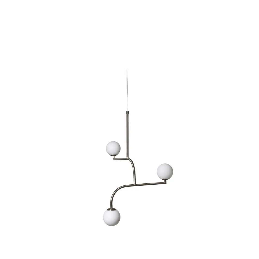Mobil 70 Ceiling lamp, Nickel Pholc