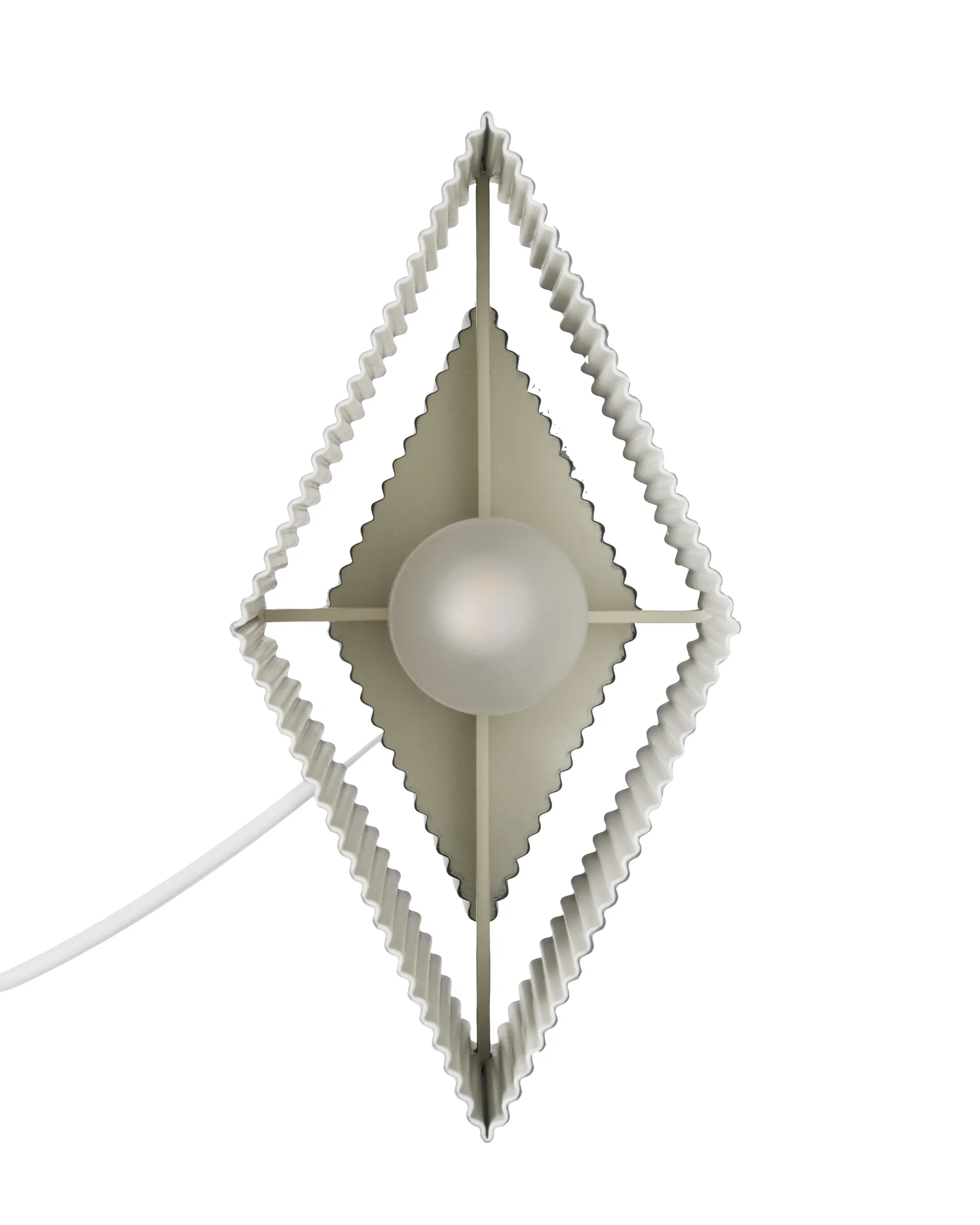 Romb Mini portable table lamp 19 cm, Vanilla Pholc