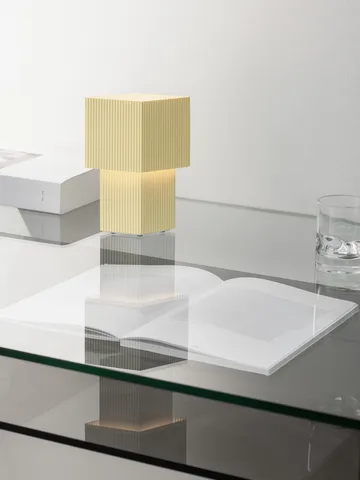 Romb Mini portable table lamp 19 cm - Vanilla - Pholc