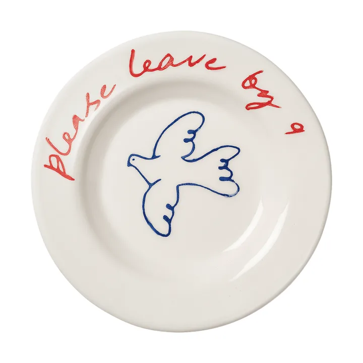 Bird tapas plate - Blue, 15 cm - Pick a Poppy