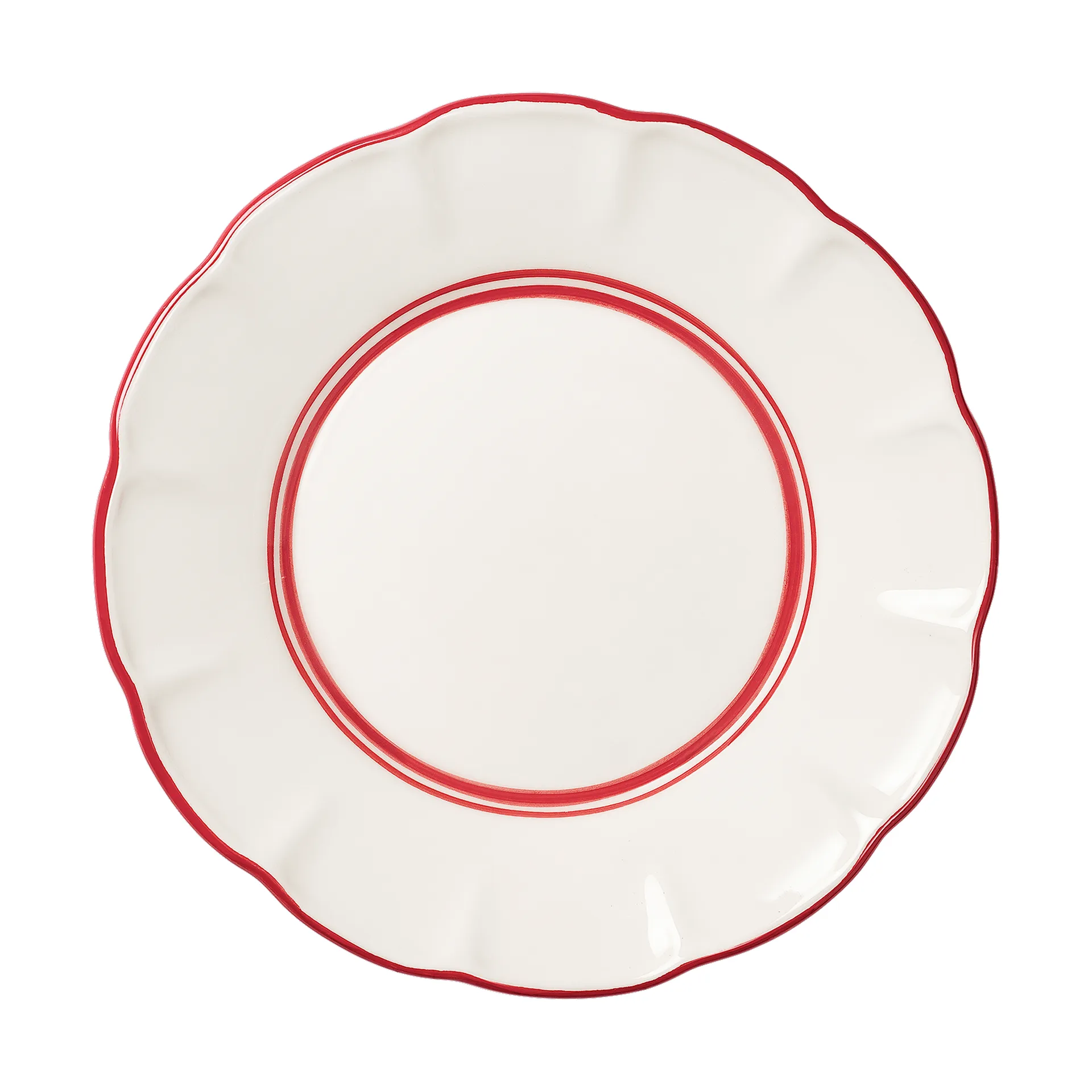 Bistro plate, Red, 28 cm Pick a Poppy