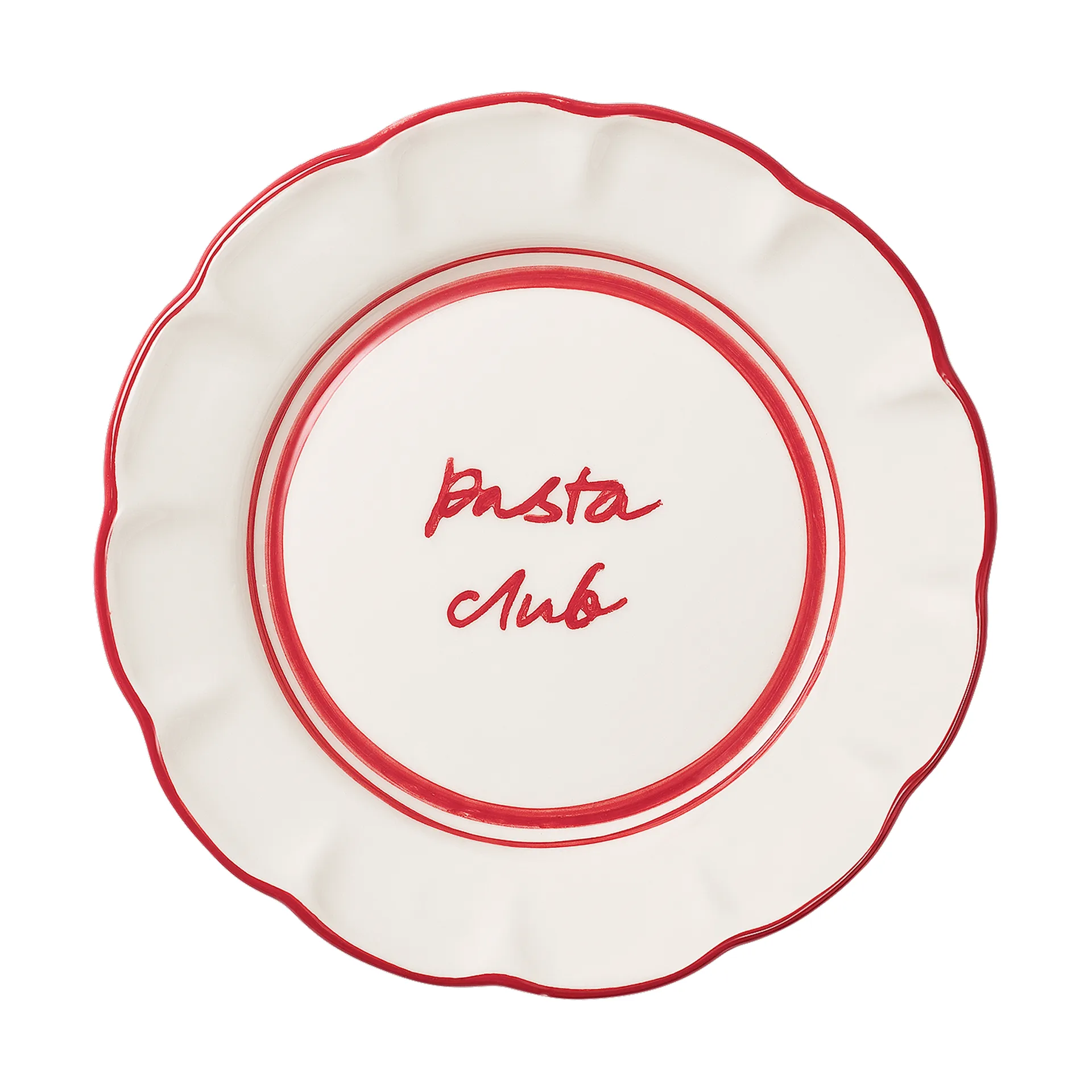 Bistro salad plate, Red, 21.5 cm Pick a Poppy