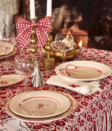 Bow plate - Dark Pink, 28 cm - Pick a Poppy
