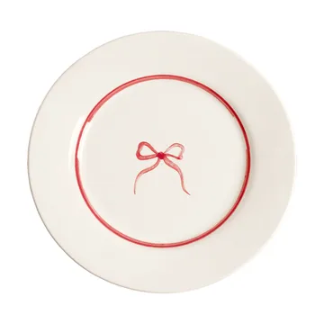 Bow salad plate - Dark Pink, 22 cm - Pick a Poppy