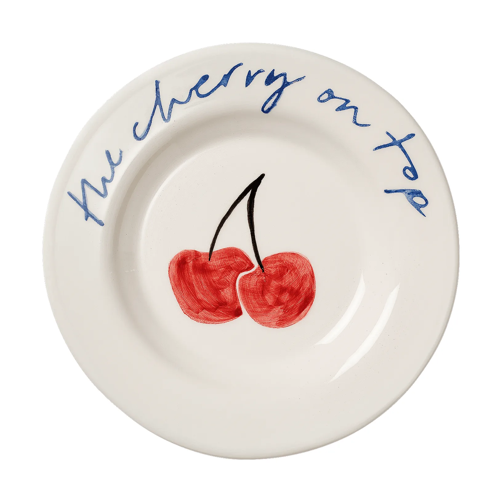 Cherry tapas plate, Red, 15 cm Pick a Poppy