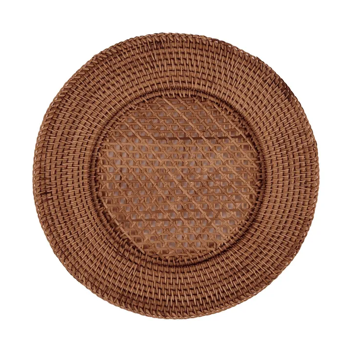 Classic Rattan placemat - Dark Brown, 33 cm - Pick a Poppy