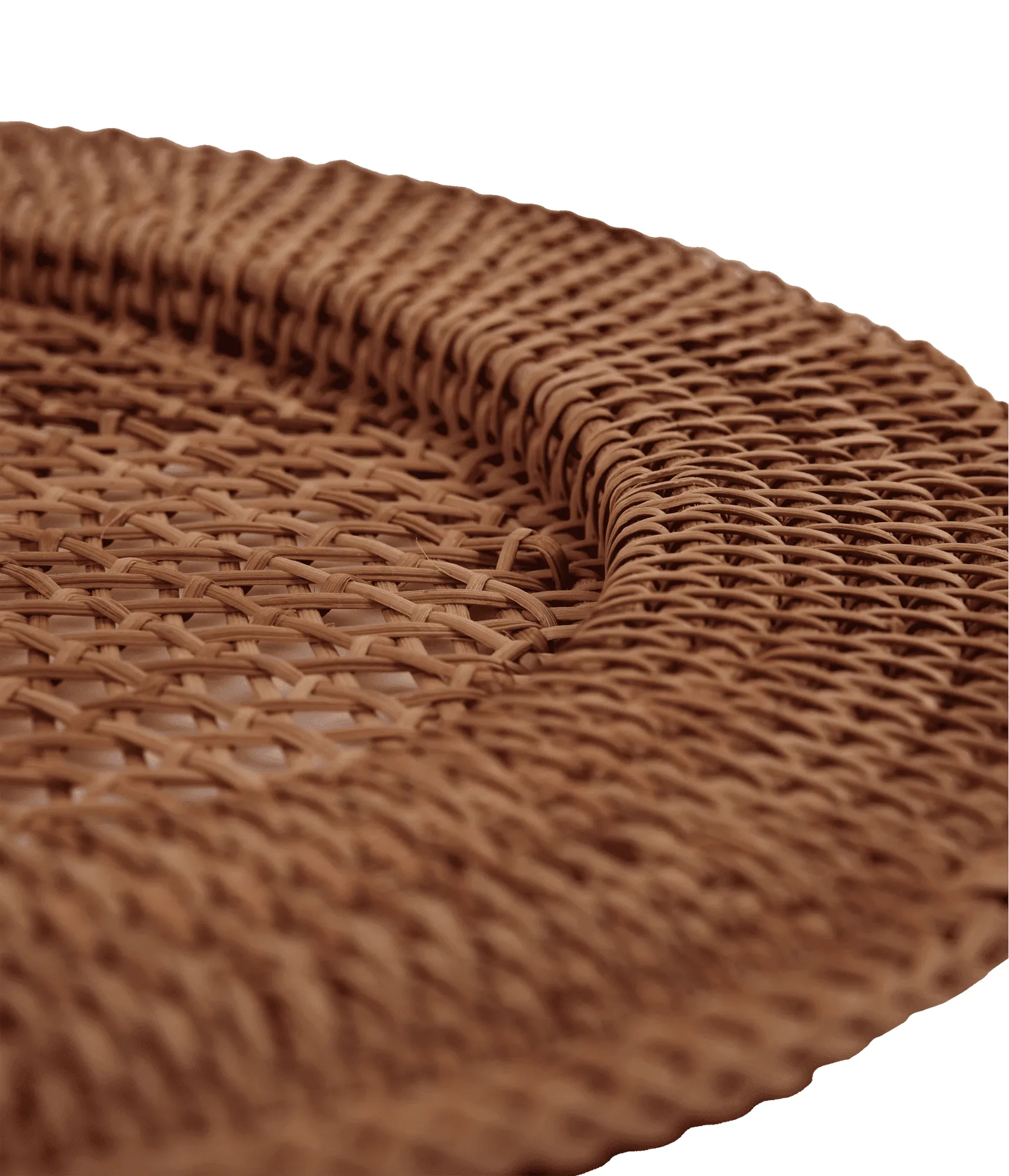 Classic Rattan placemat, Dark Brown, 33 cm Pick a Poppy