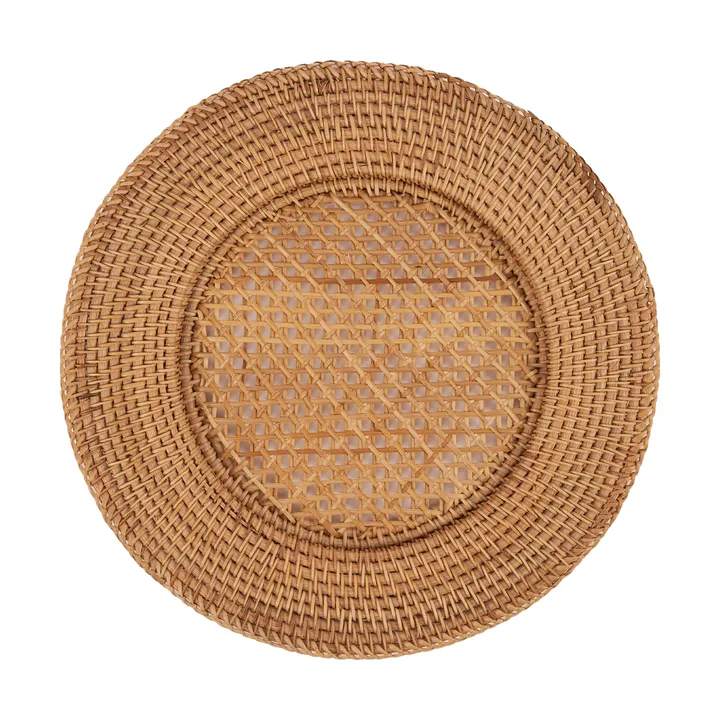 Classic Rattan placemat - Natural, 33 cm - Pick a Poppy