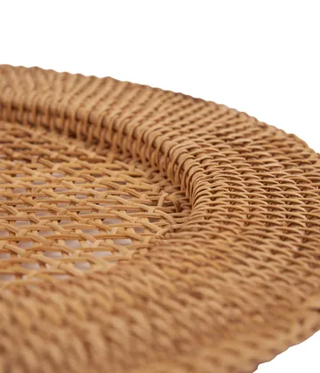 Classic Rattan placemat - Natural, 33 cm - Pick a Poppy